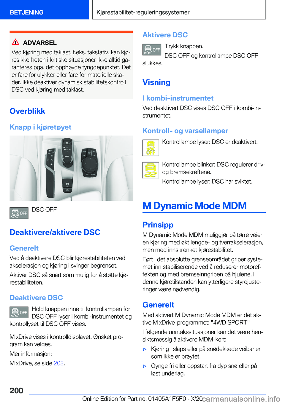 BMW X4 M 2021  InstruksjonsbØker (in Norwegian) �A�D�V�A�R�S�E�L
�V�e�d��k�j�
