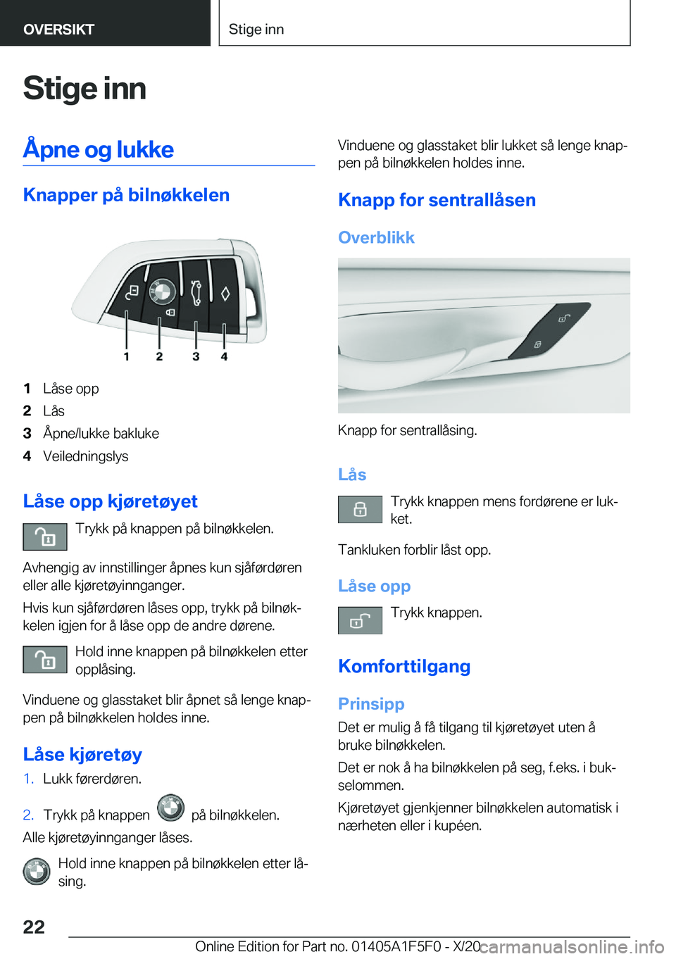 BMW X4 M 2021  InstruksjonsbØker (in Norwegian) �S�t�i�g�e��i�n�n�