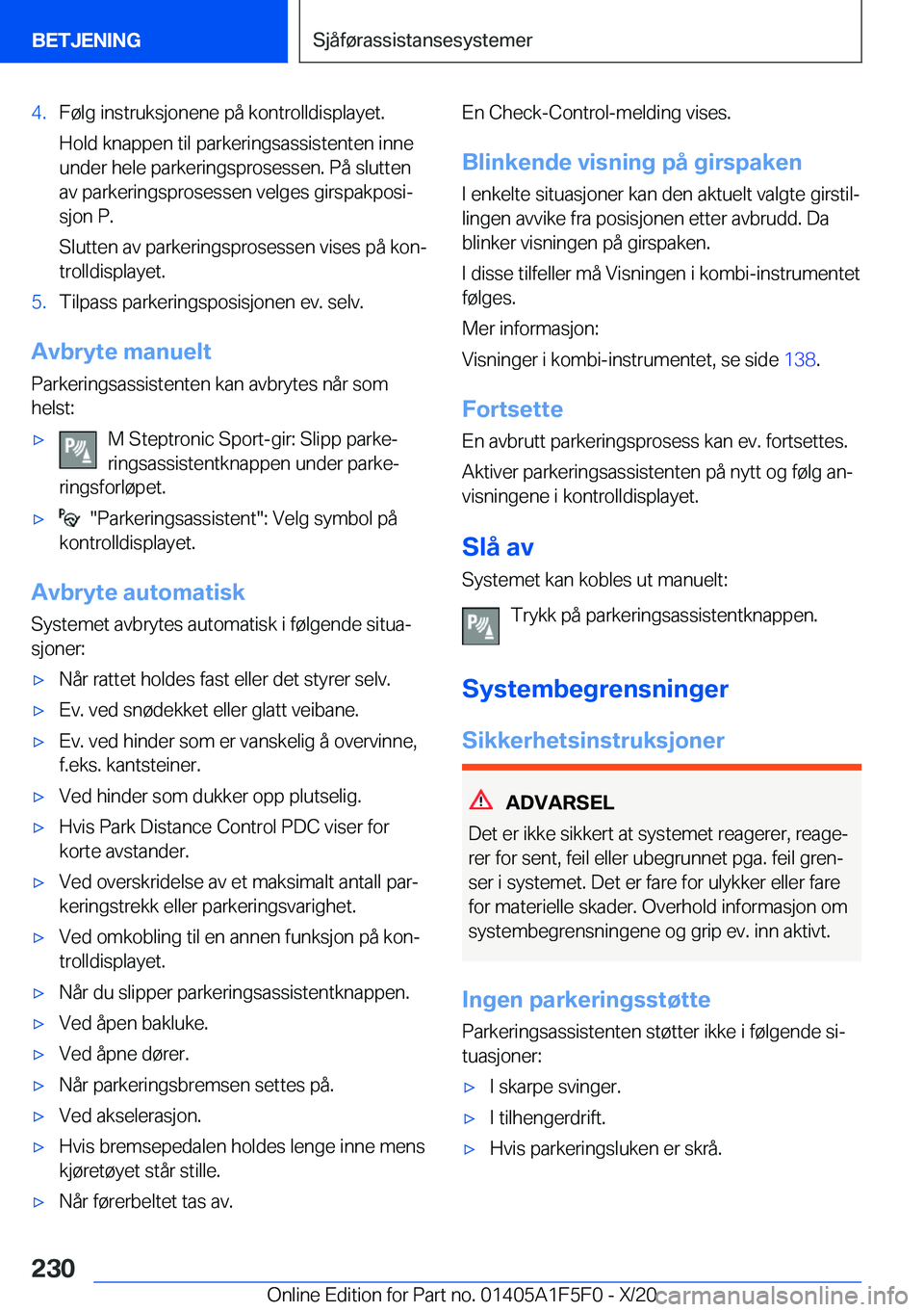 BMW X4 M 2021  InstruksjonsbØker (in Norwegian) �4�.�F�