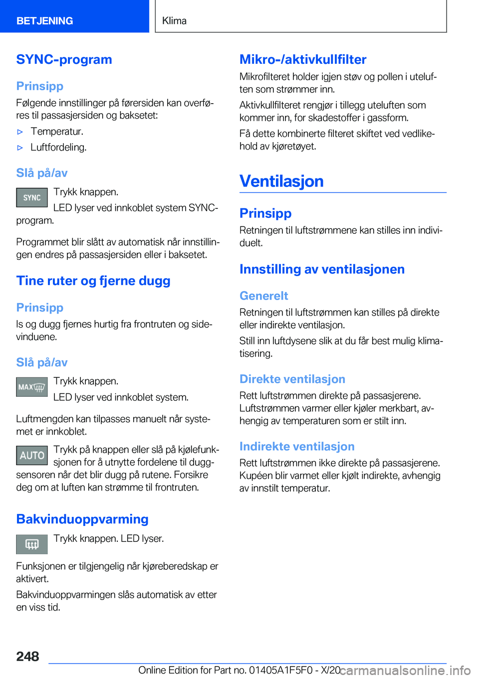 BMW X4 M 2021  InstruksjonsbØker (in Norwegian) �S�Y�N�C�-�p�r�o�g�r�a�m
�P�r�i�n�s�i�p�p �F�