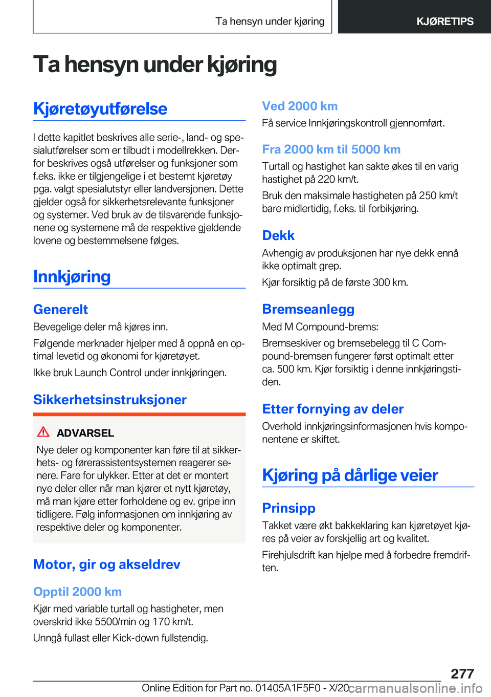 BMW X4 M 2021  InstruksjonsbØker (in Norwegian) �T�a��h�e�n�s�y�n��u�n�d�e�r��k�j�