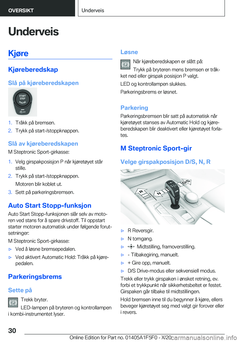 BMW X4 M 2021  InstruksjonsbØker (in Norwegian) �U�n�d�e�r�v�e�i�s�K�j�