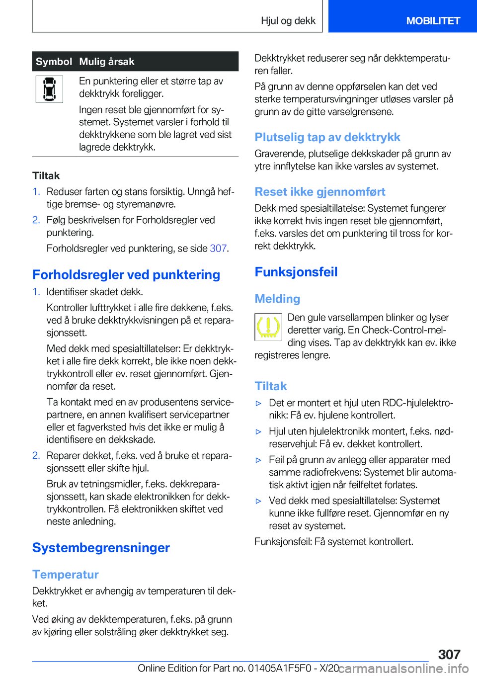 BMW X4 M 2021  InstruksjonsbØker (in Norwegian) �S�y�m�b�o�l�M�u�l�i�g��å�r�s�a�k�E�n��p�u�n�k�t�e�r�i�n�g��e�l�l�e�r��e�t��s�t�