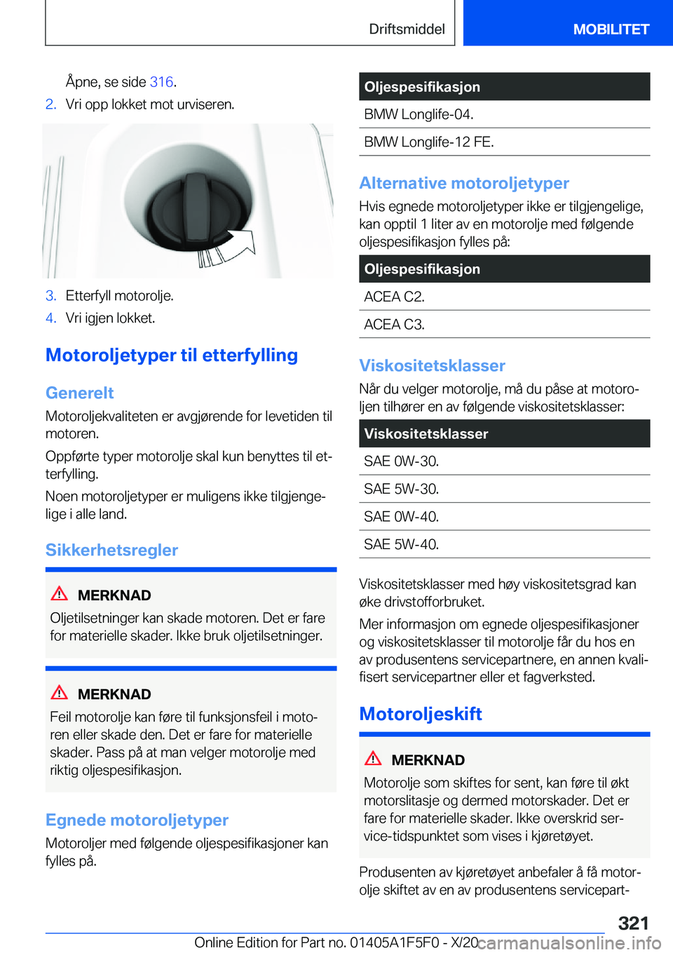 BMW X4 M 2021  InstruksjonsbØker (in Norwegian) �