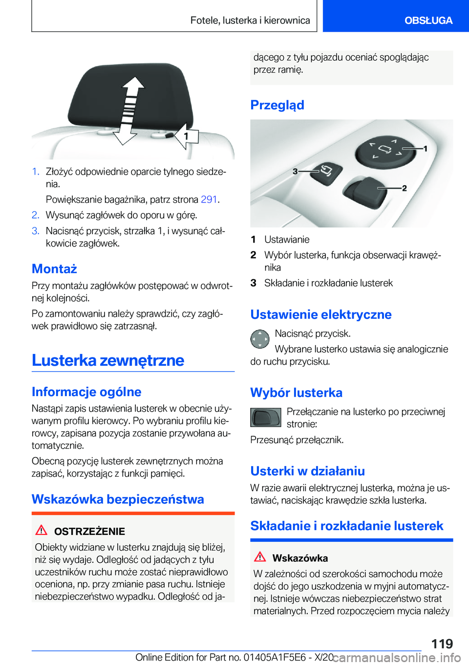 BMW X4 M 2021  Instrukcja obsługi (in Polish) �1�.�Z�ł�o9�y�