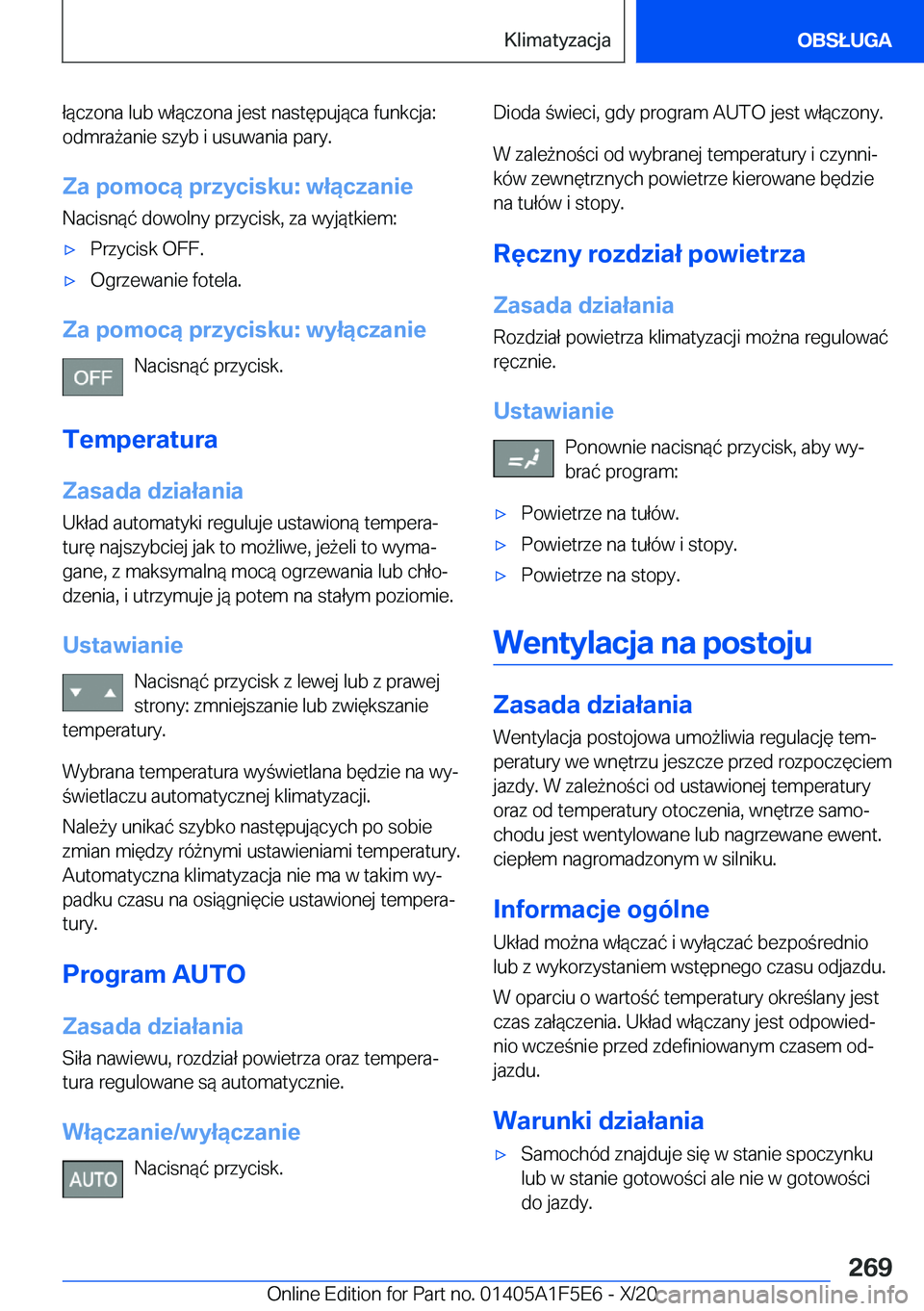 BMW X4 M 2021  Instrukcja obsługi (in Polish) �ł�