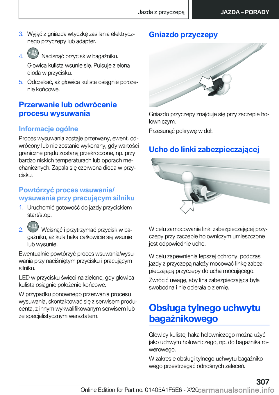 BMW X4 M 2021  Instrukcja obsługi (in Polish) �3�.�W�y�j�