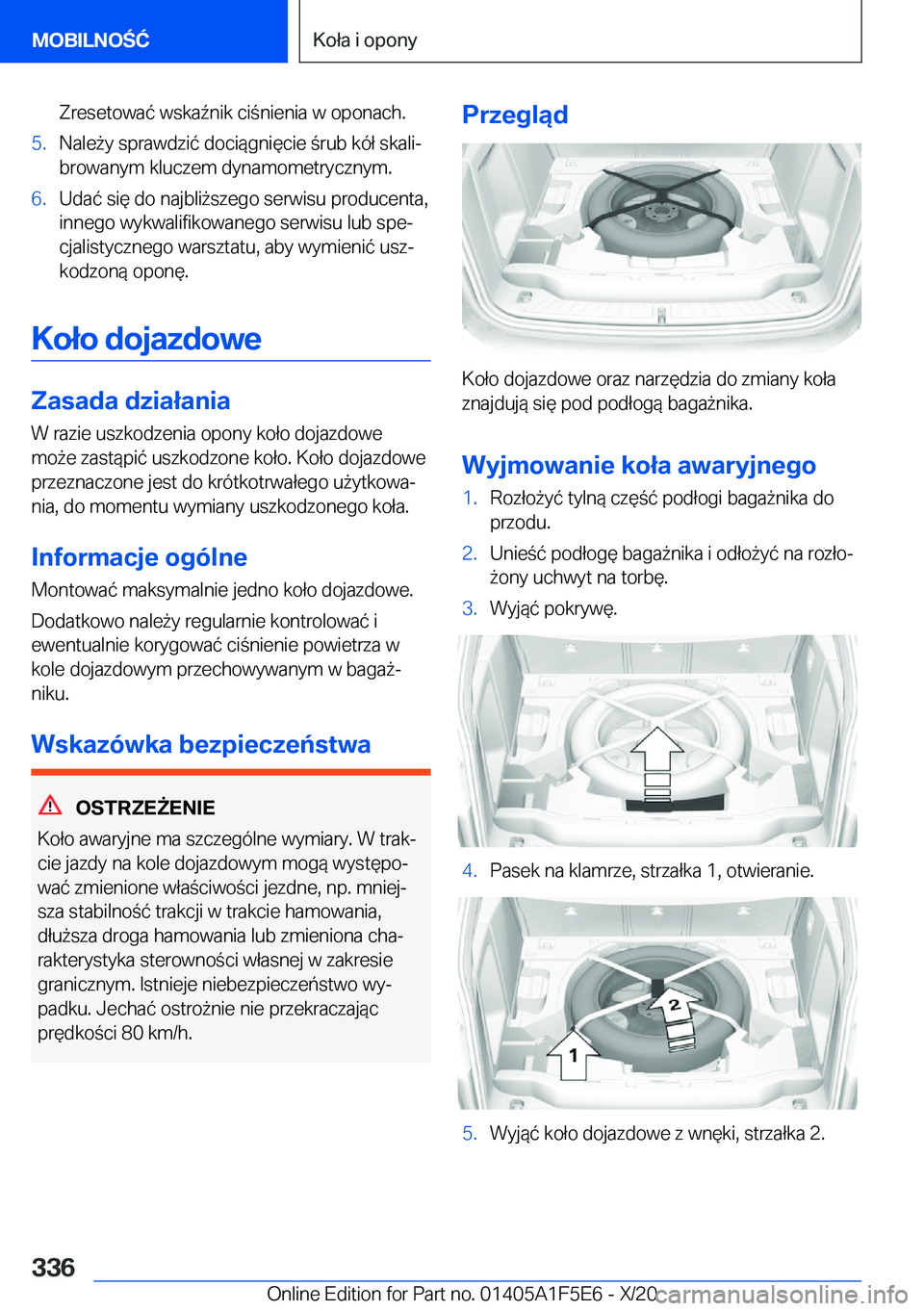 BMW X4 M 2021  Instrukcja obsługi (in Polish) �Z�r�e�s�e�t�o�w�a�
