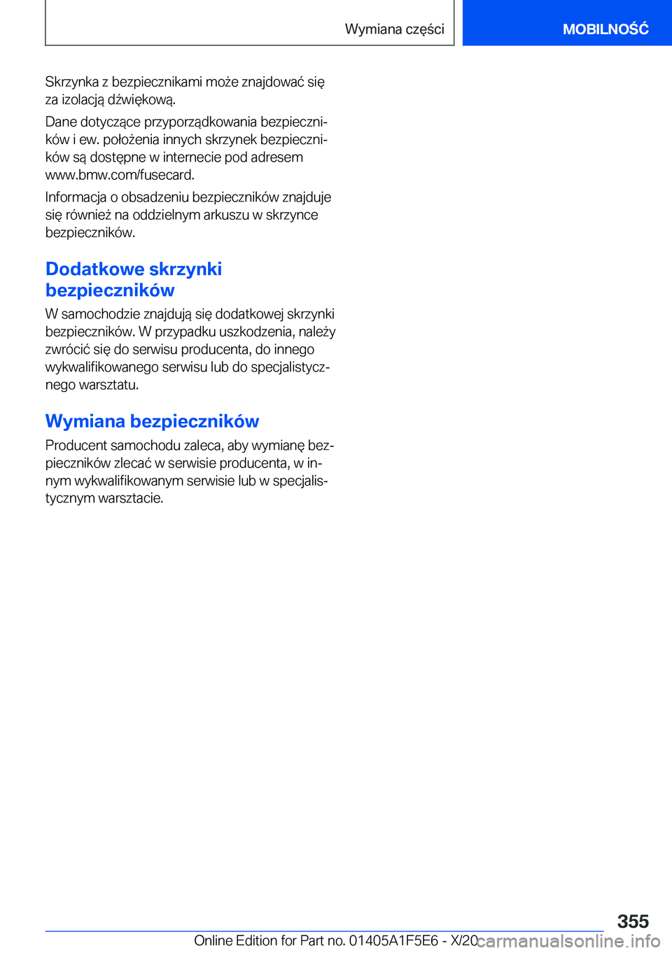 BMW X4 M 2021  Instrukcja obsługi (in Polish) �S�k�r�z�y�n�k�a��z��b�e�z�p�i�e�c�z�n�i�k�a�m�i��m�o9�e��z�n�a�j�d�o�w�a�