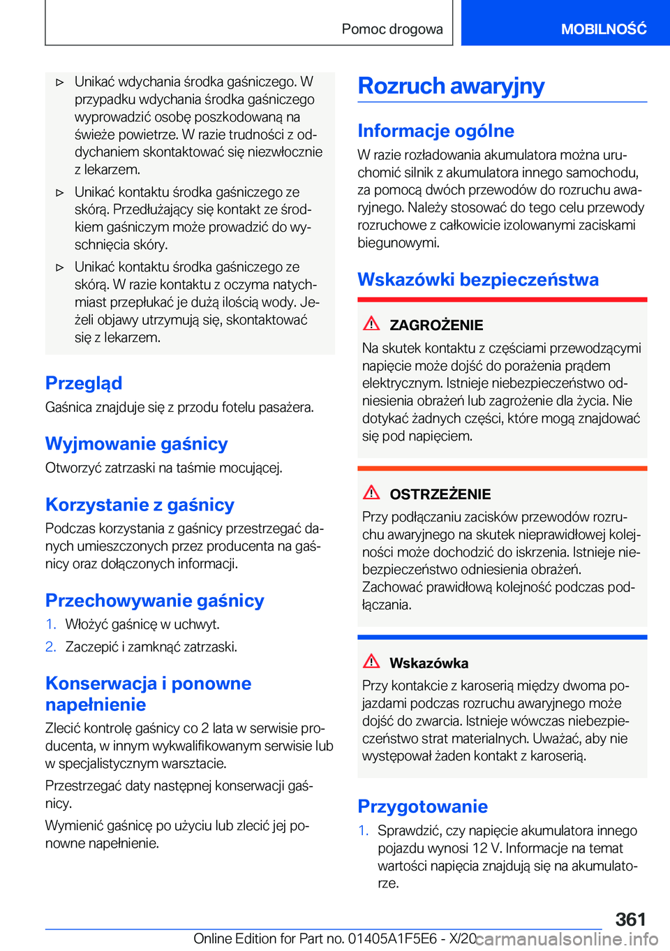 BMW X4 M 2021  Instrukcja obsługi (in Polish) 'x�U�n�i�k�a�
