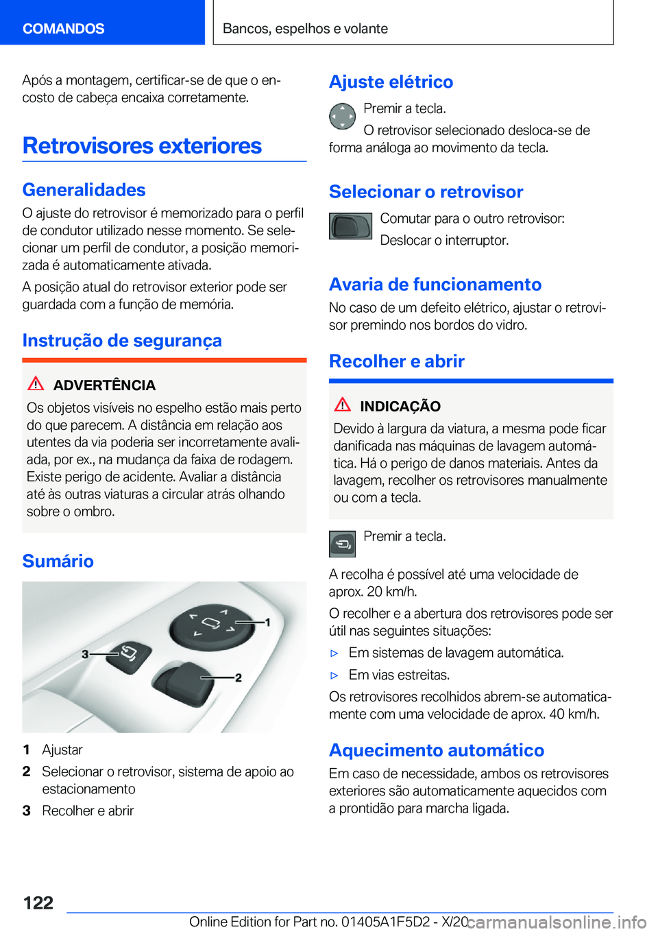 BMW X4 M 2021  Manual do condutor (in Portuguese) �A�p�ó�s��a��m�o�n�t�a�g�e�m�,��c�e�r�t�i�f�i�c�a�r�-�s�e��d�e��q�u�e��o��e�nª
�c�o�s�t�o��d�e��c�a�b�e�