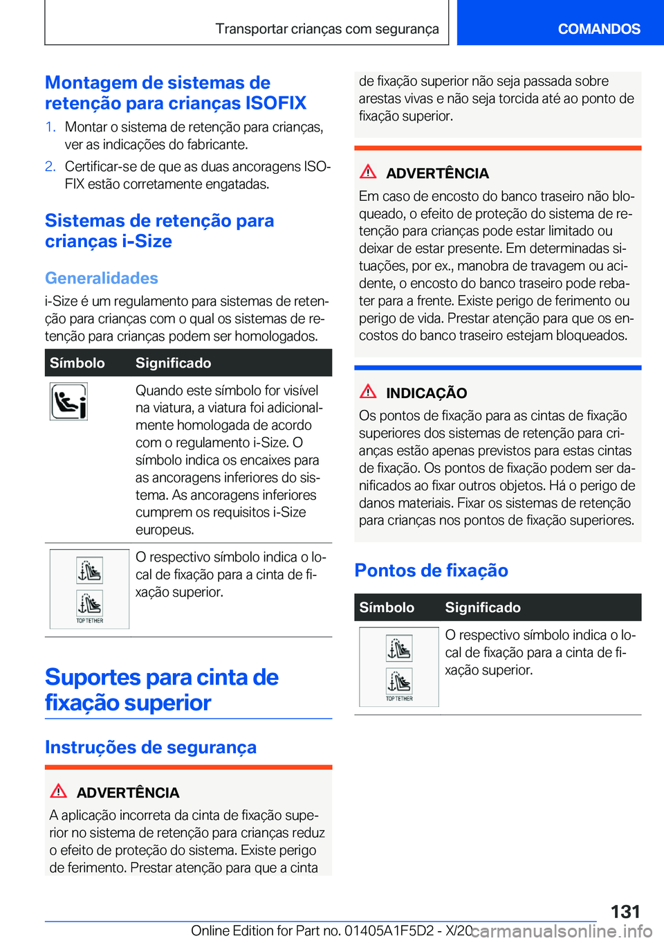 BMW X4 M 2021  Manual do condutor (in Portuguese) �M�o�n�t�a�g�e�m��d�e��s�i�s�t�e�m�a�s��d�e
�r�e�t�e�n�
