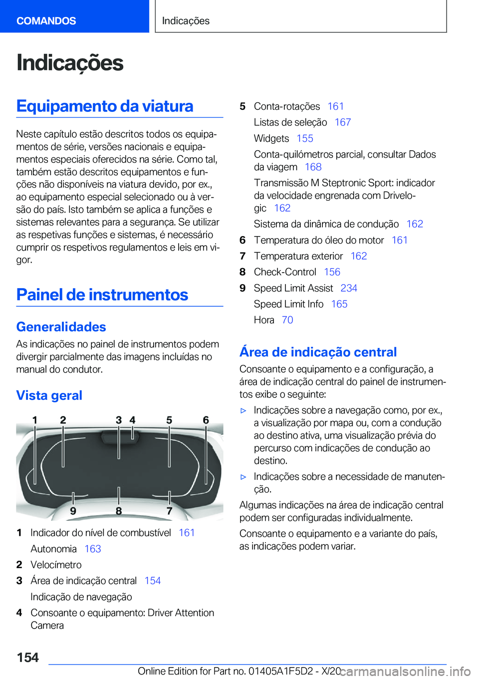 BMW X4 M 2021  Manual do condutor (in Portuguese) �I�n�d�i�c�a�