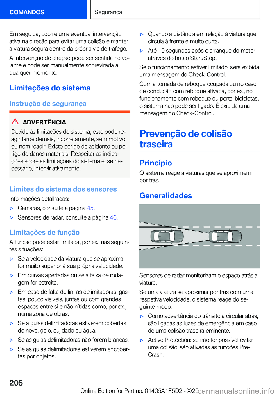 BMW X4 M 2021  Manual do condutor (in Portuguese) �E�m��s�e�g�u�i�d�a�,��o�c�o�r�r�e��u�m�a��e�v�e�n�t�u�a�l��i�n�t�e�r�v�e�n�