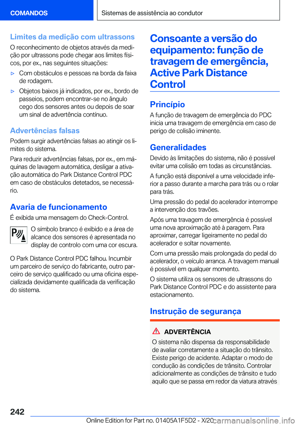 BMW X4 M 2021  Manual do condutor (in Portuguese) �L�i�m�i�t�e�s��d�a��m�e�d�i�