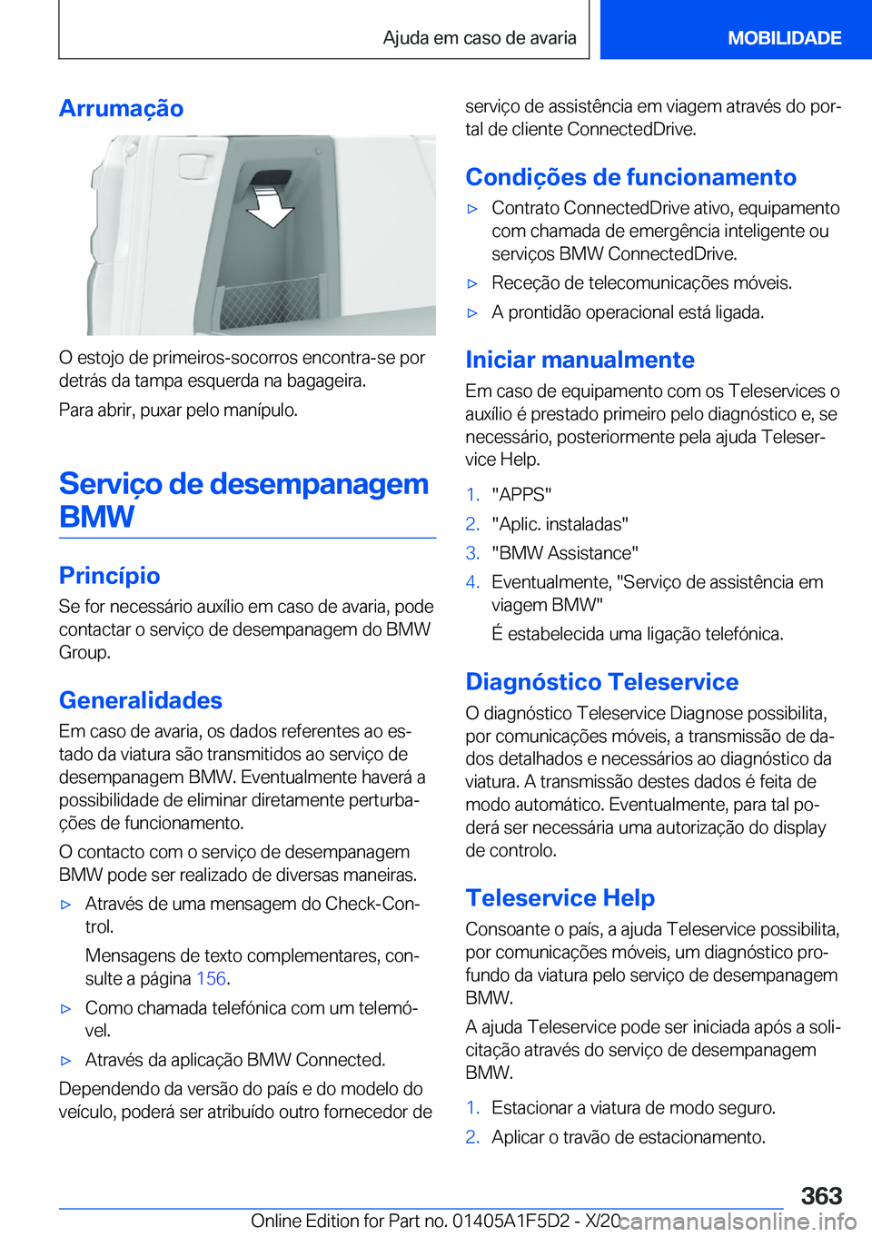 BMW X4 M 2021  Manual do condutor (in Portuguese) �A�r�r�u�m�a�