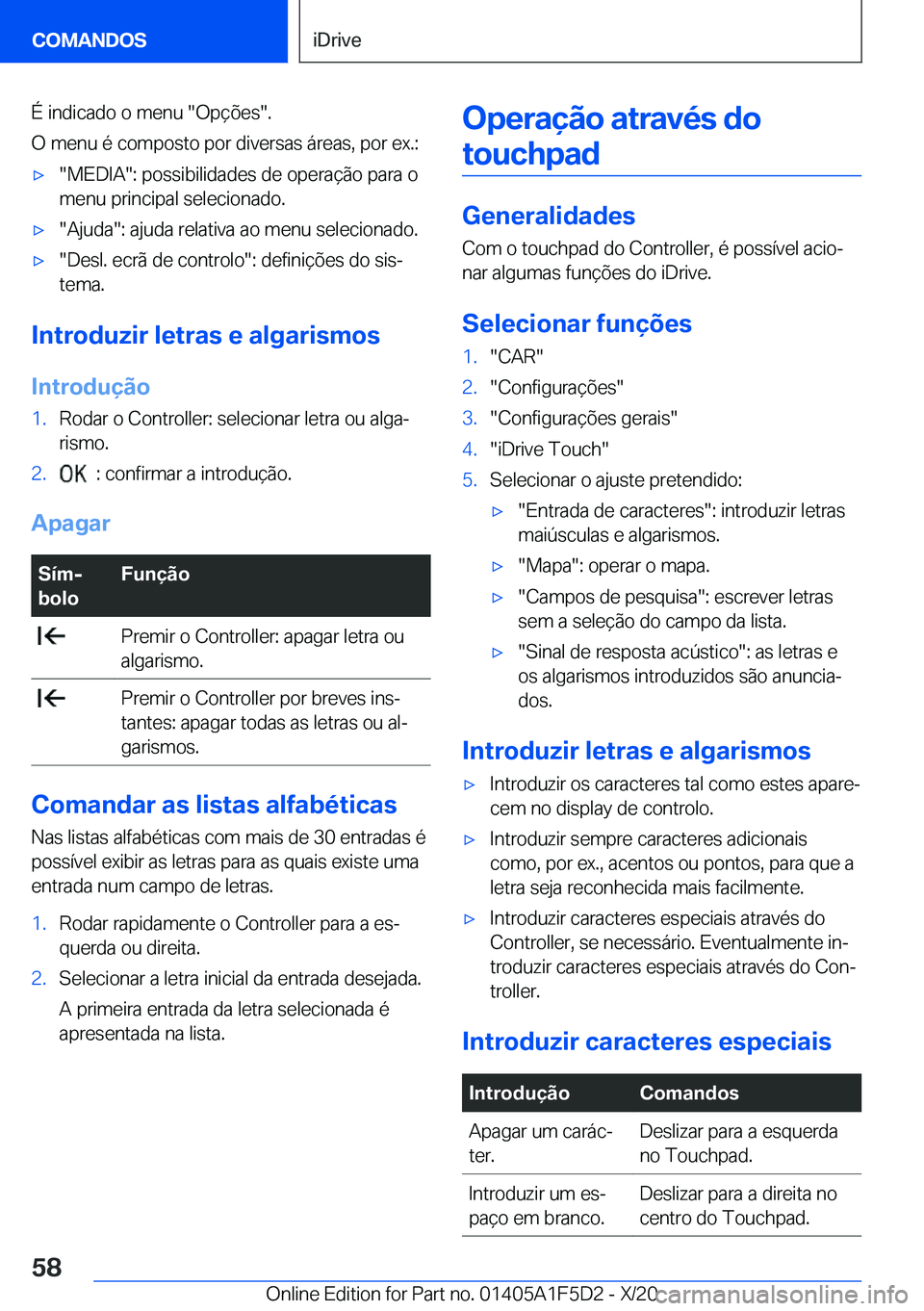 BMW X4 M 2021  Manual do condutor (in Portuguese) �