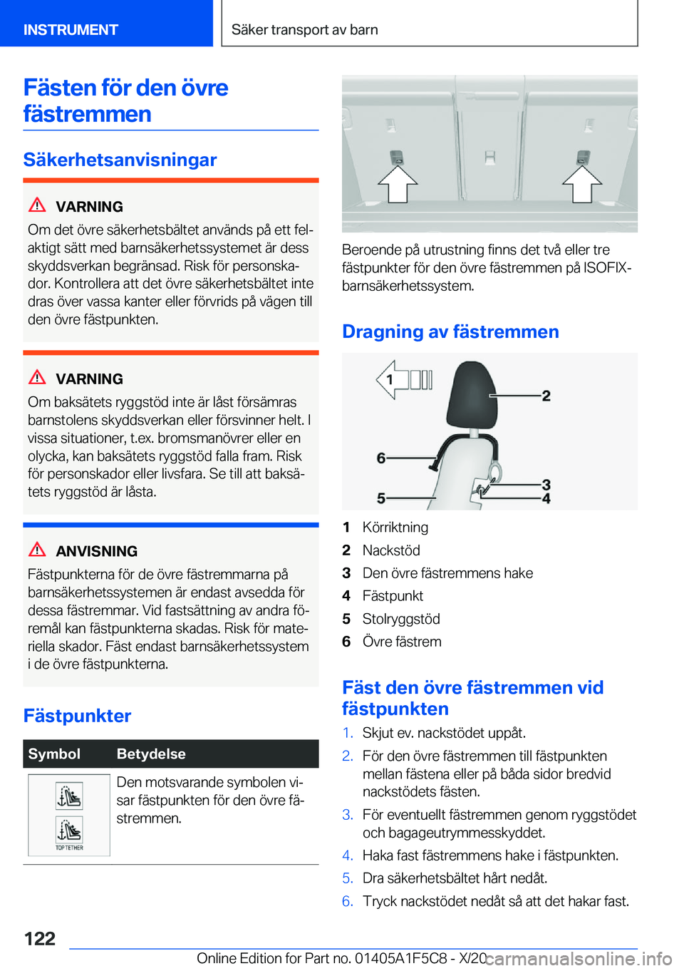 BMW X4 M 2021  InstruktionsbÖcker (in Swedish) �F�ä�s�t�e�n��f�