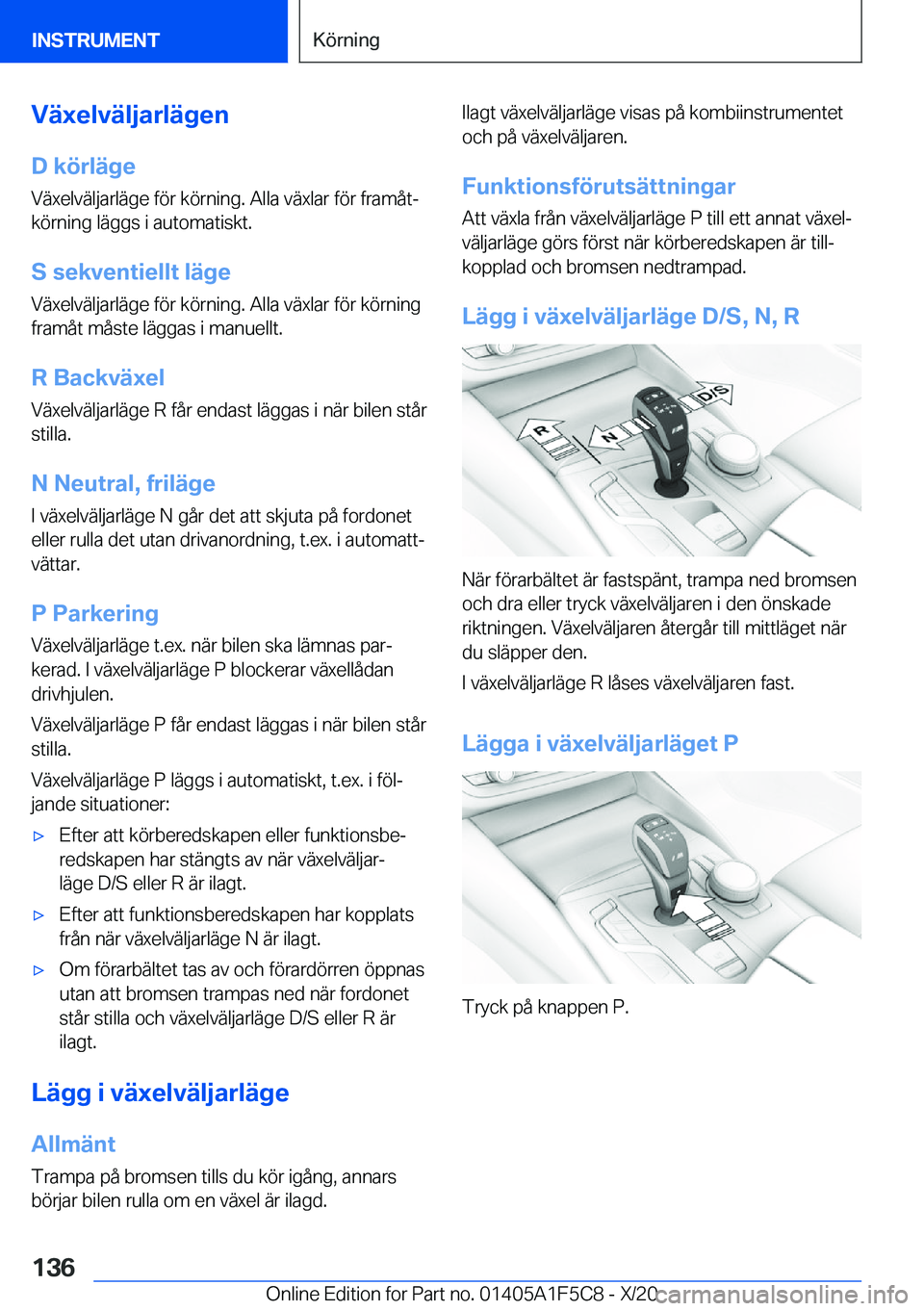 BMW X4 M 2021  InstruktionsbÖcker (in Swedish) �V�ä�x�e�l�v�ä�l�j�a�r�l�ä�g�e�n�D��k�