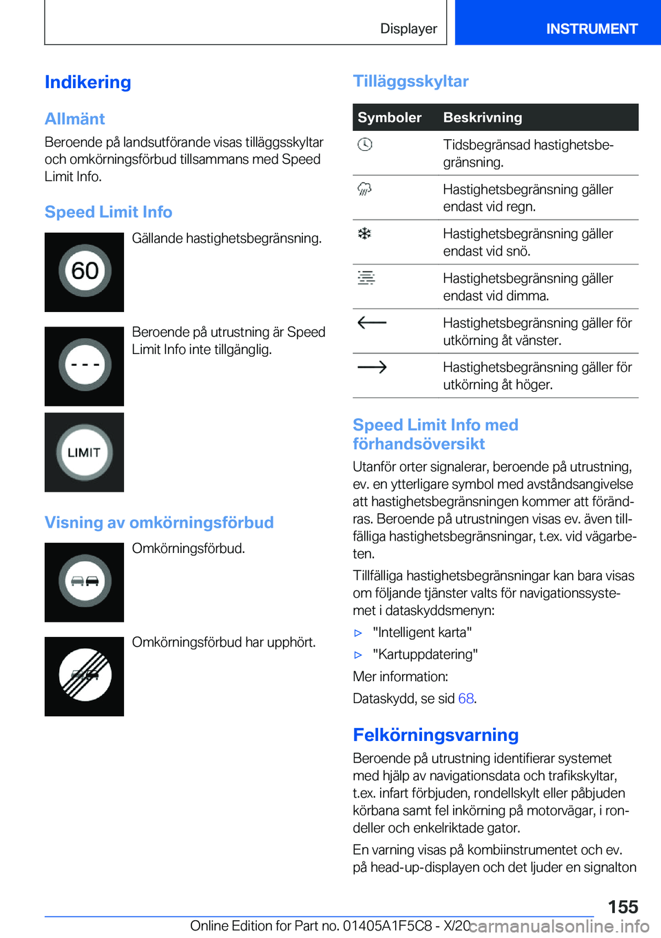 BMW X4 M 2021  InstruktionsbÖcker (in Swedish) �I�n�d�i�k�e�r�i�n�g
�A�l�l�m�ä�n�t �B�e�r�o�e�n�d�e��p�å��l�a�n�d�s�u�t�f�