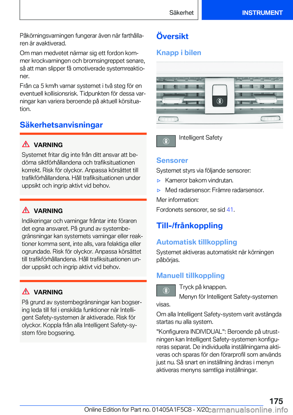 BMW X4 M 2021  InstruktionsbÖcker (in Swedish) �P�å�k�