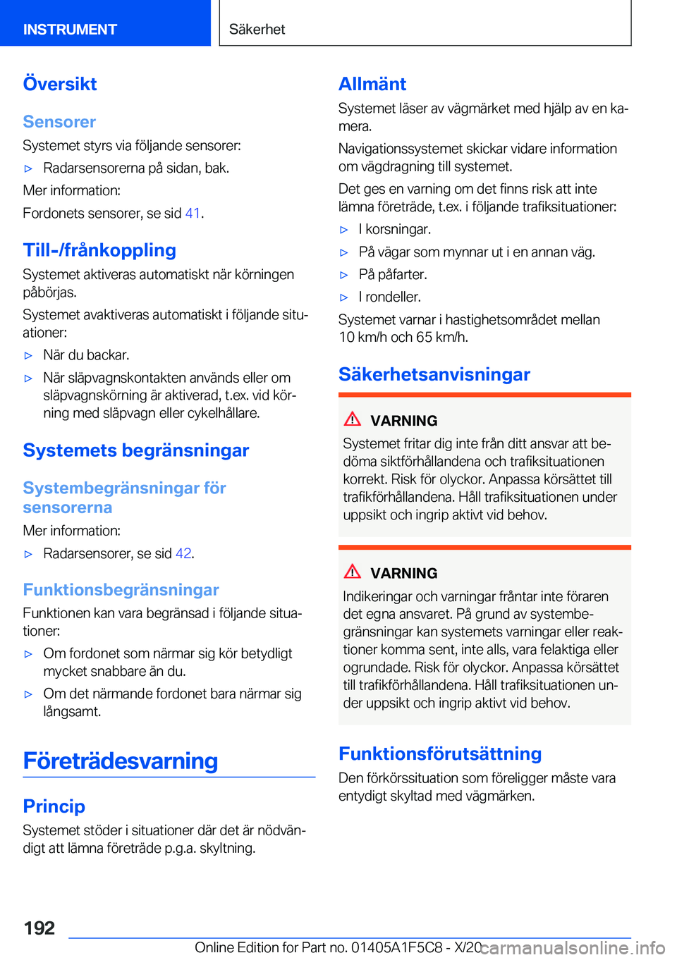BMW X4 M 2021  InstruktionsbÖcker (in Swedish) �