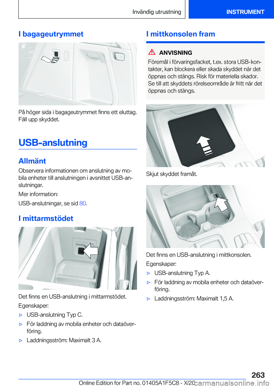 BMW X4 M 2021  InstruktionsbÖcker (in Swedish) �I��b�a�g�a�g�e�u�t�r�y�m�m�e�t
�P�å��h�
