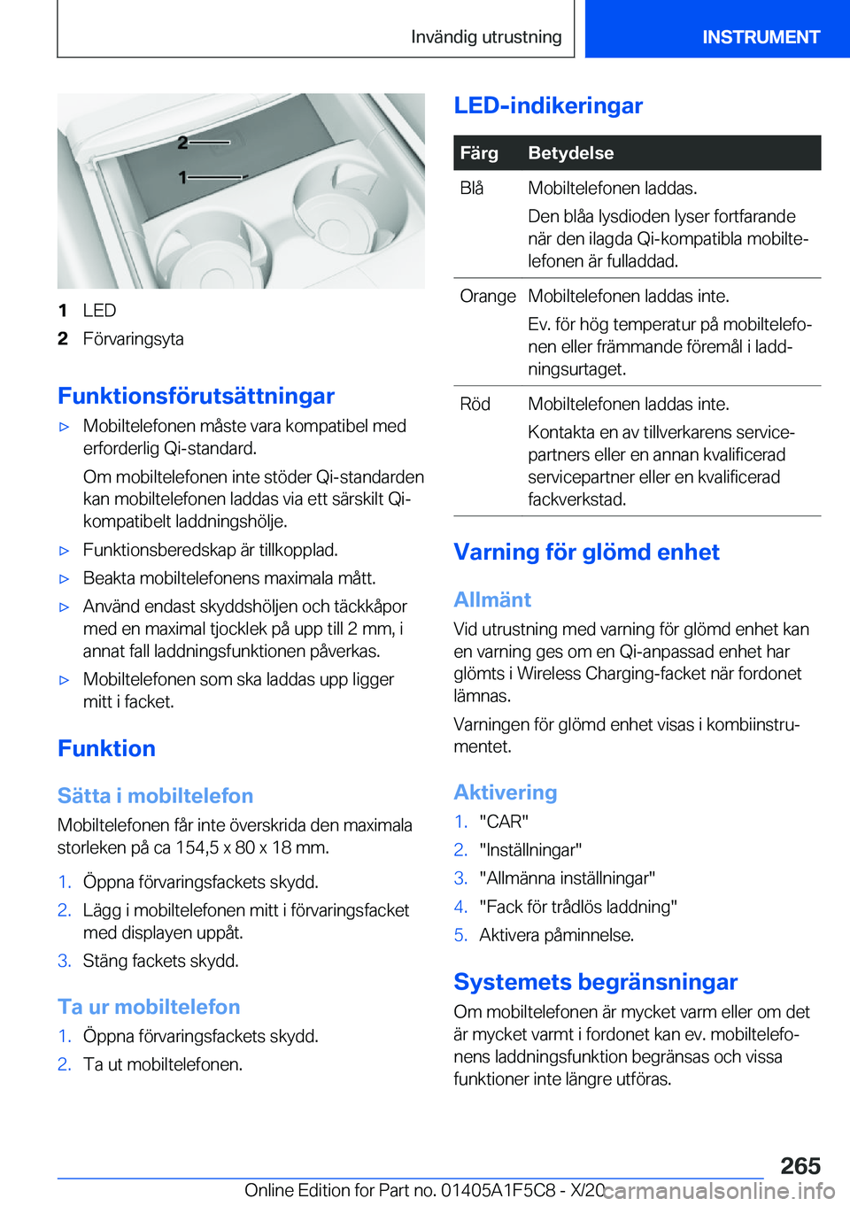 BMW X4 M 2021  InstruktionsbÖcker (in Swedish) �1�L�E�D�2�F�