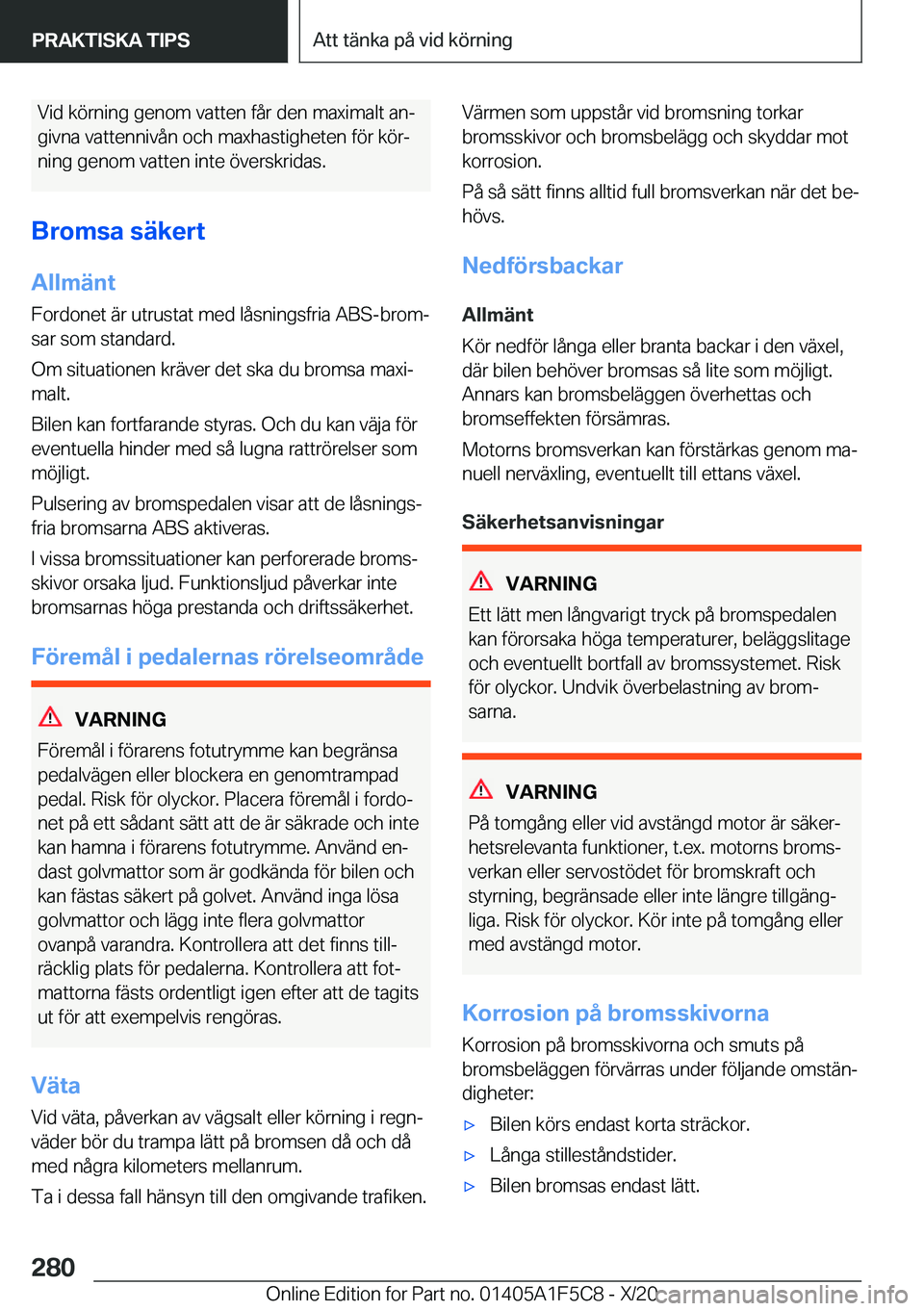BMW X4 M 2021  InstruktionsbÖcker (in Swedish) �V�i�d��k�