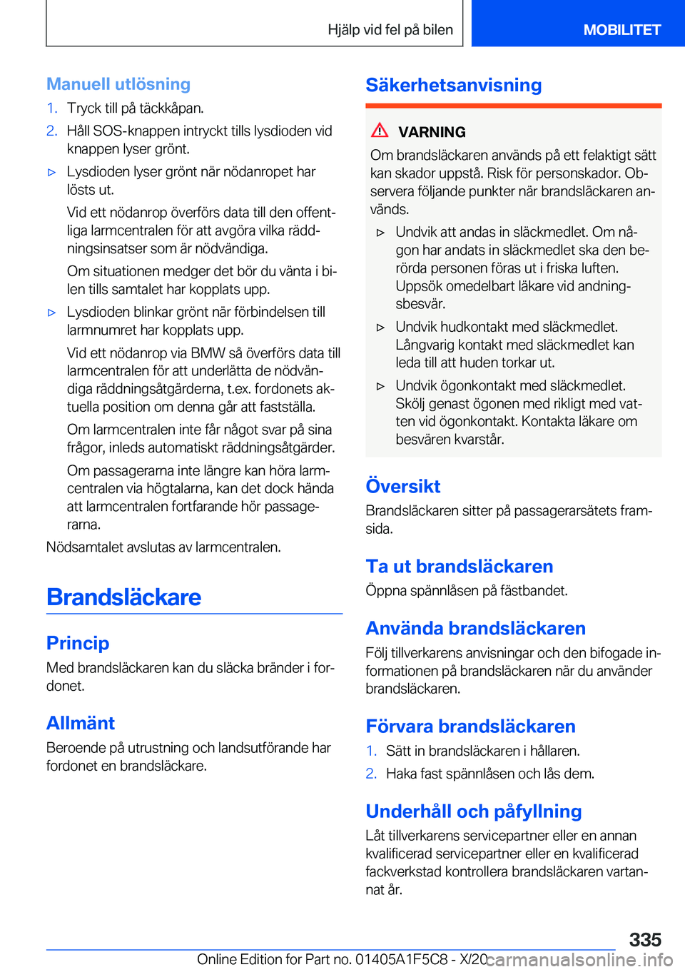 BMW X4 M 2021  InstruktionsbÖcker (in Swedish) �M�a�n�u�e�l�l��u�t�l�