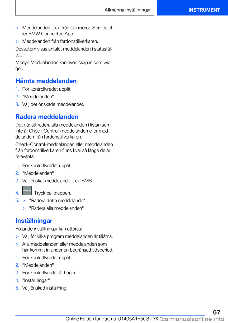 BMW X4 M 2021  InstruktionsbÖcker (in Swedish) 'x�M�e�d�d�e�l�a�n�d�e�n�,��t�.�e�x�.��f�r�å�n��C�o�n�c�i�e�r�g�e��S�e�r�v�i�c�e��e�lj�l�e�r��B�M�W��C�o�n�n�e�c�t�e�d��A�p�p�.'x�M�e�d�d�e�l�a�n�d�e�n��f�r�å�n��f�o�r�d�o�n�s�t�i