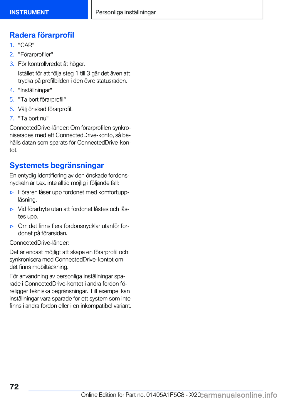 BMW X4 M 2021  InstruktionsbÖcker (in Swedish) �R�a�d�e�r�a��f�