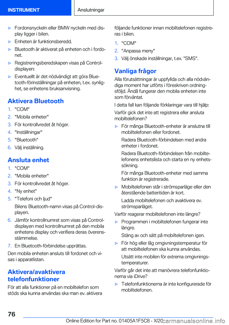 BMW X4 M 2021  InstruktionsbÖcker (in Swedish) 'x�F�o�r�d�o�n�s�n�y�c�k�e�l�n��e�l�l�e�r��B�M�W��n�y�c�k�e�l�n��m�e�d��d�i�sj
�p�l�a�y��l�i�g�g�e�r��i��b�i�l�e�n�.'x�E�n�h�e�t�e�n��ä�r��f�u�n�k�t�i�o�n�s�b�e�r�e�d�d�.'x�B�l