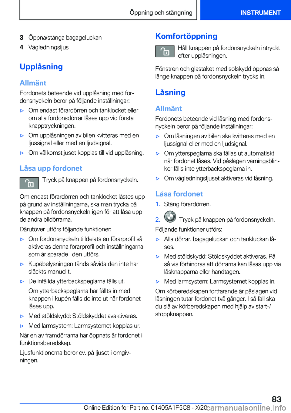 BMW X4 M 2021  InstruktionsbÖcker (in Swedish) �3�