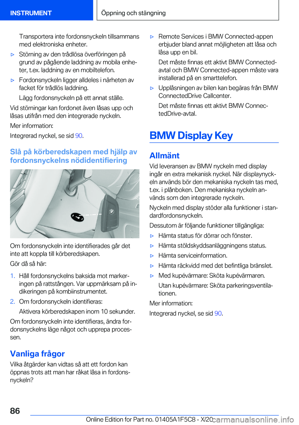 BMW X4 M 2021  InstruktionsbÖcker (in Swedish) �T�r�a�n�s�p�o�r�t�e�r�a��i�n�t�e��f�o�r�d�o�n�s�n�y�c�k�e�l�n��t�i�l�l�s�a�m�m�a�n�s
�m�e�d��e�l�e�k�t�r�o�n�i�s�k�a��e�n�h�e�t�e�r�.'x�S�t�