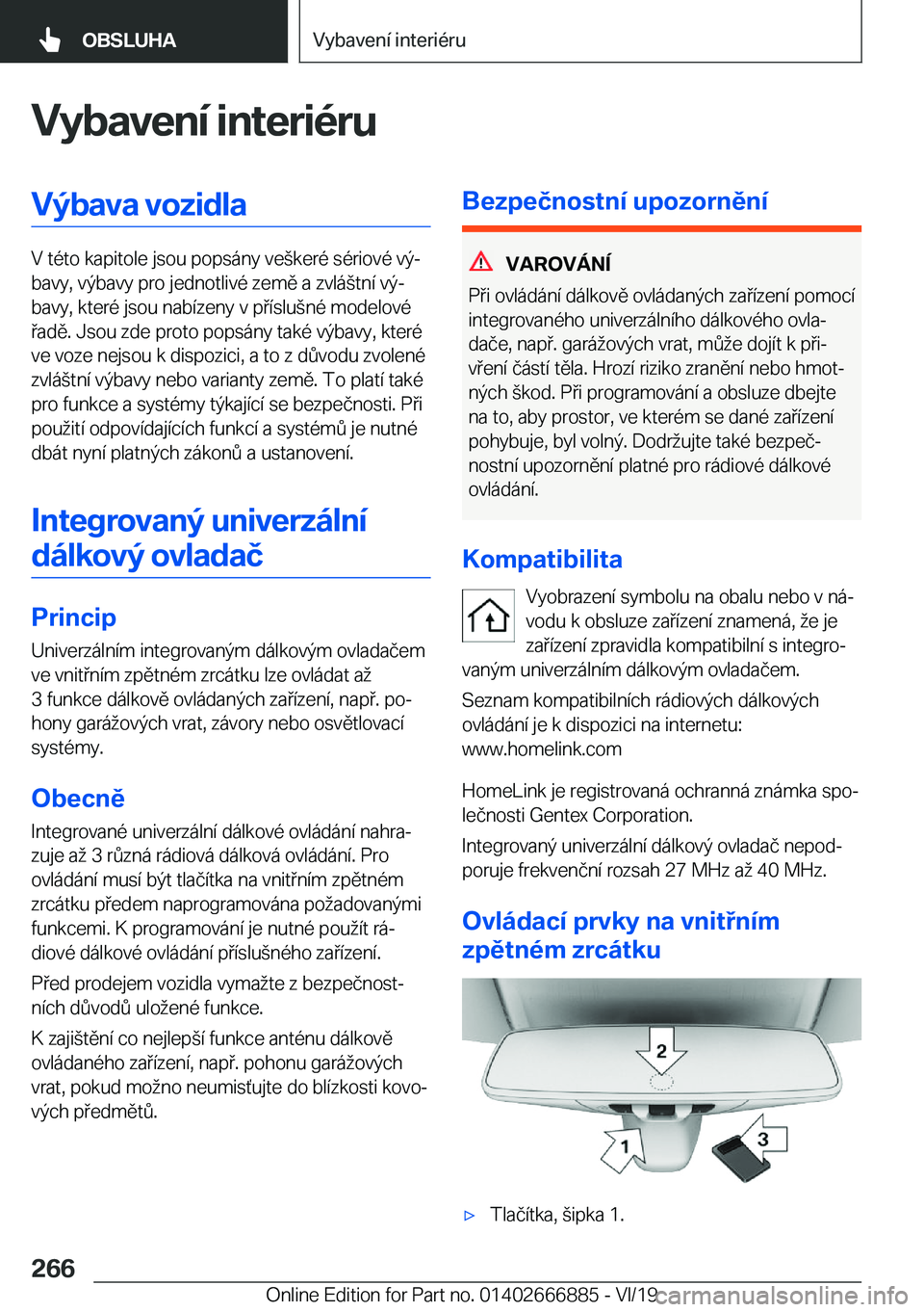 BMW X4 M 2020  Návod na použití (in Czech) �V�y�b�a�v�e�n�