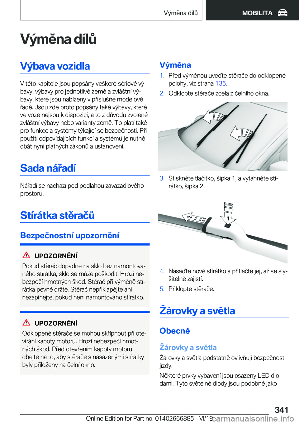 BMW X4 M 2020  Návod na použití (in Czech) �V�