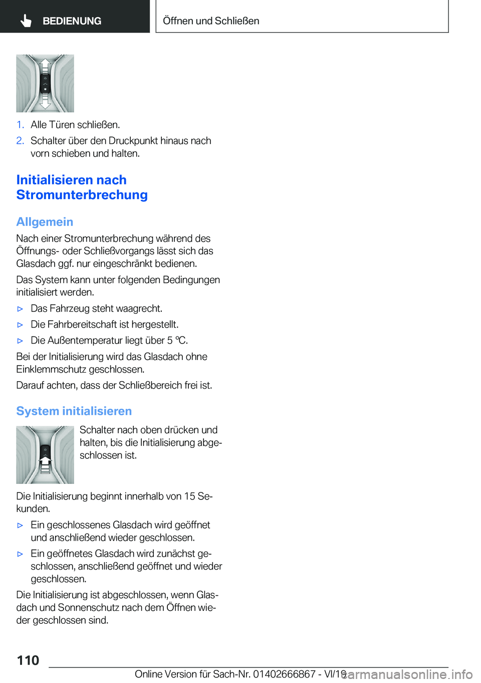 BMW X4 M 2020  Betriebsanleitungen (in German) �1�.�A�l�l�e��T�