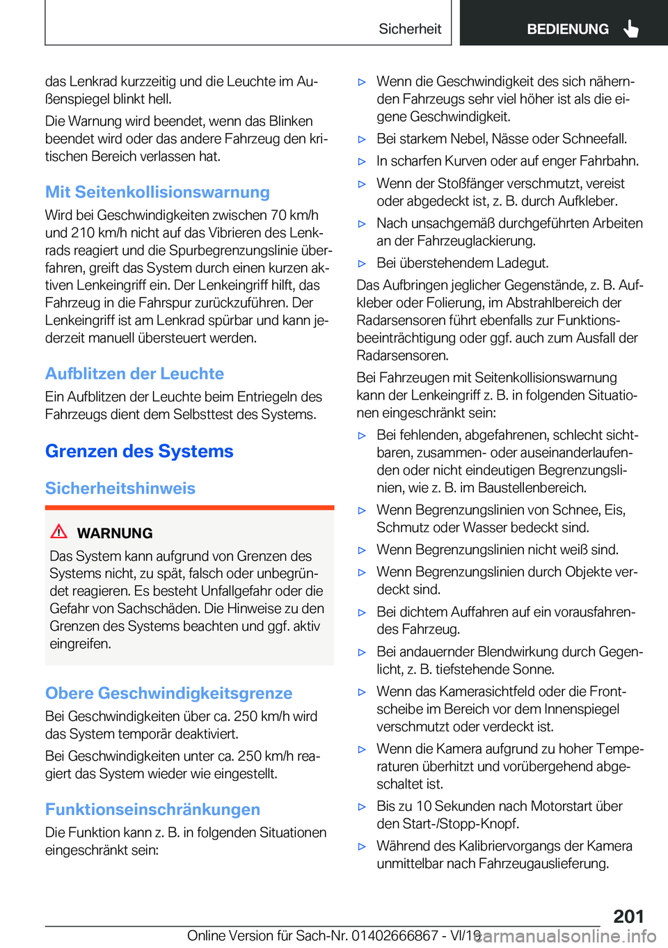 BMW X4 M 2020  Betriebsanleitungen (in German) �d�a�s��L�e�n�k�r�a�d��k�u�r�z�z�e�i�t�i�g��u�n�d��d�i�e��L�e�u�c�h�t�e��i�m��A�uj
�