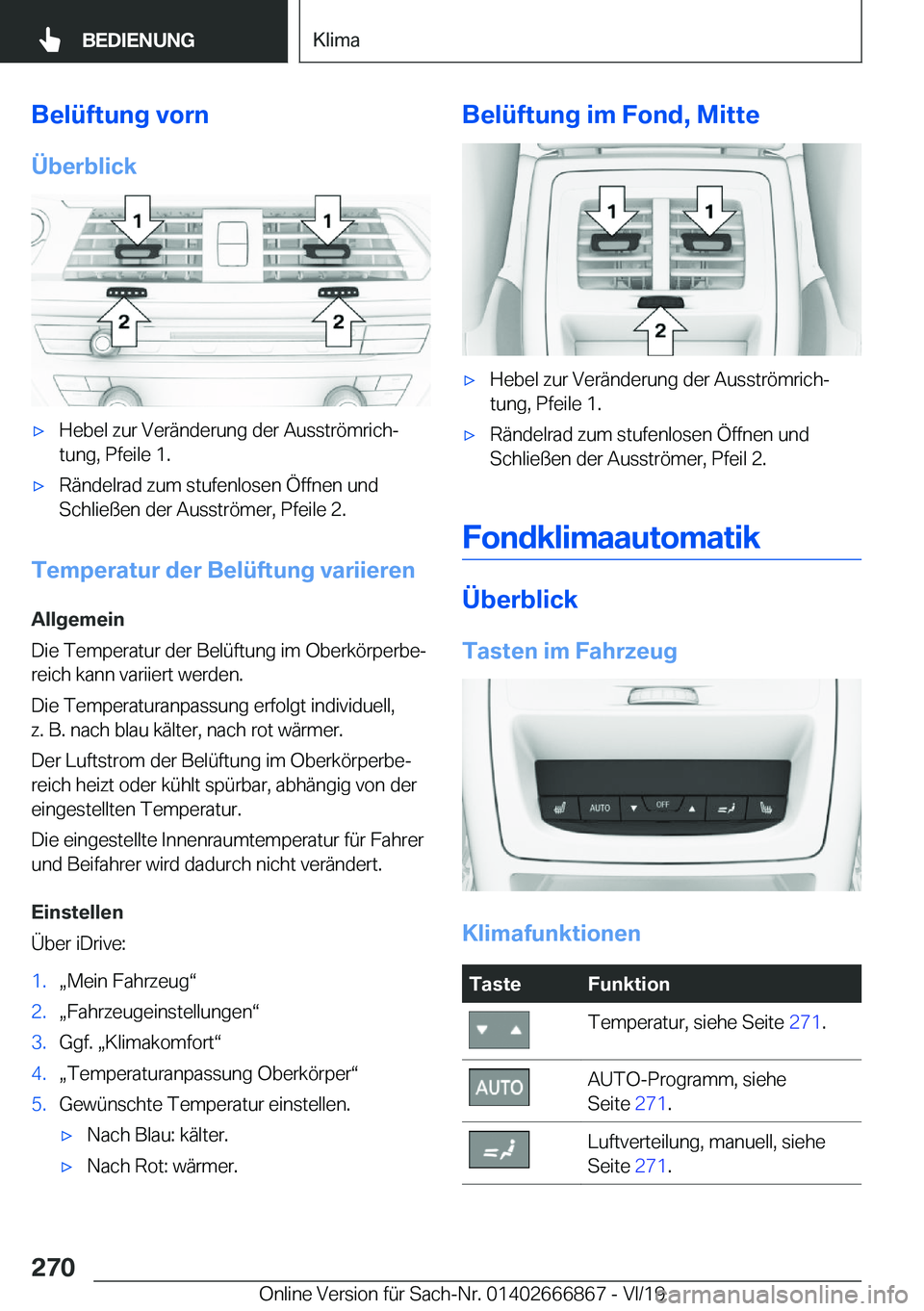 BMW X4 M 2020  Betriebsanleitungen (in German) �B�e�l�