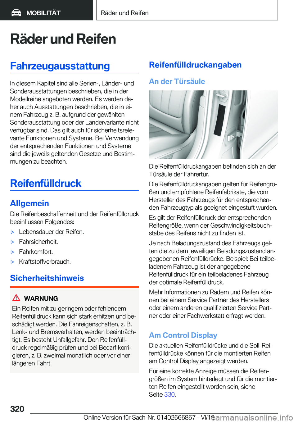 BMW X4 M 2020  Betriebsanleitungen (in German) �R�