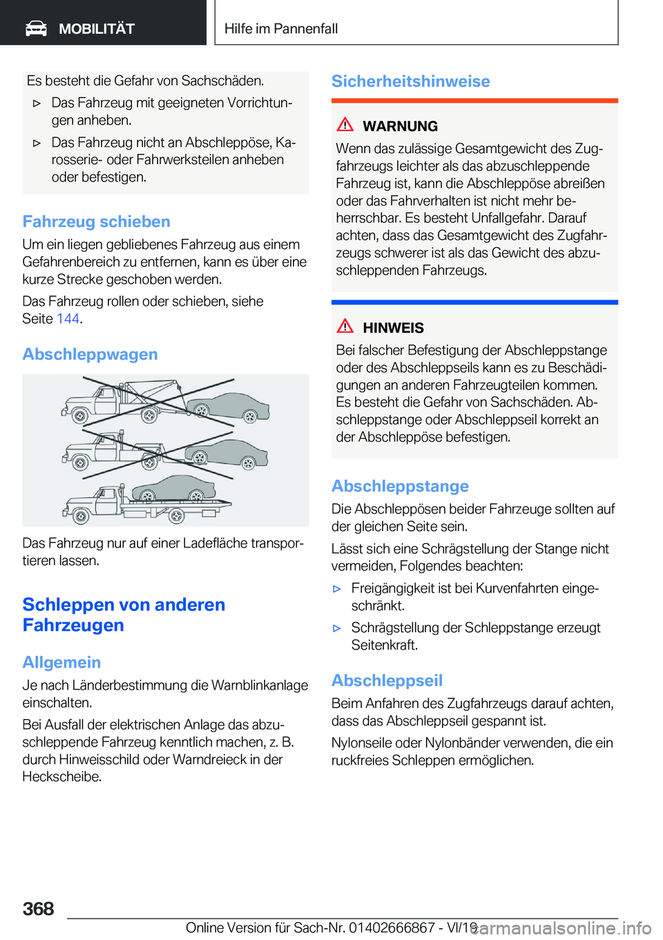 BMW X4 M 2020  Betriebsanleitungen (in German) �E�s��b�e�s�t�e�h�t��d�i�e��G�e�f�a�h�r��v�o�n��S�a�c�h�s�c�h�