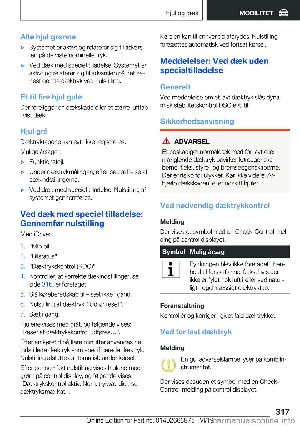 BMW X4 M 2020  InstruktionsbØger (in Danish) �A�l�l�e��h�j�u�l��g�r�