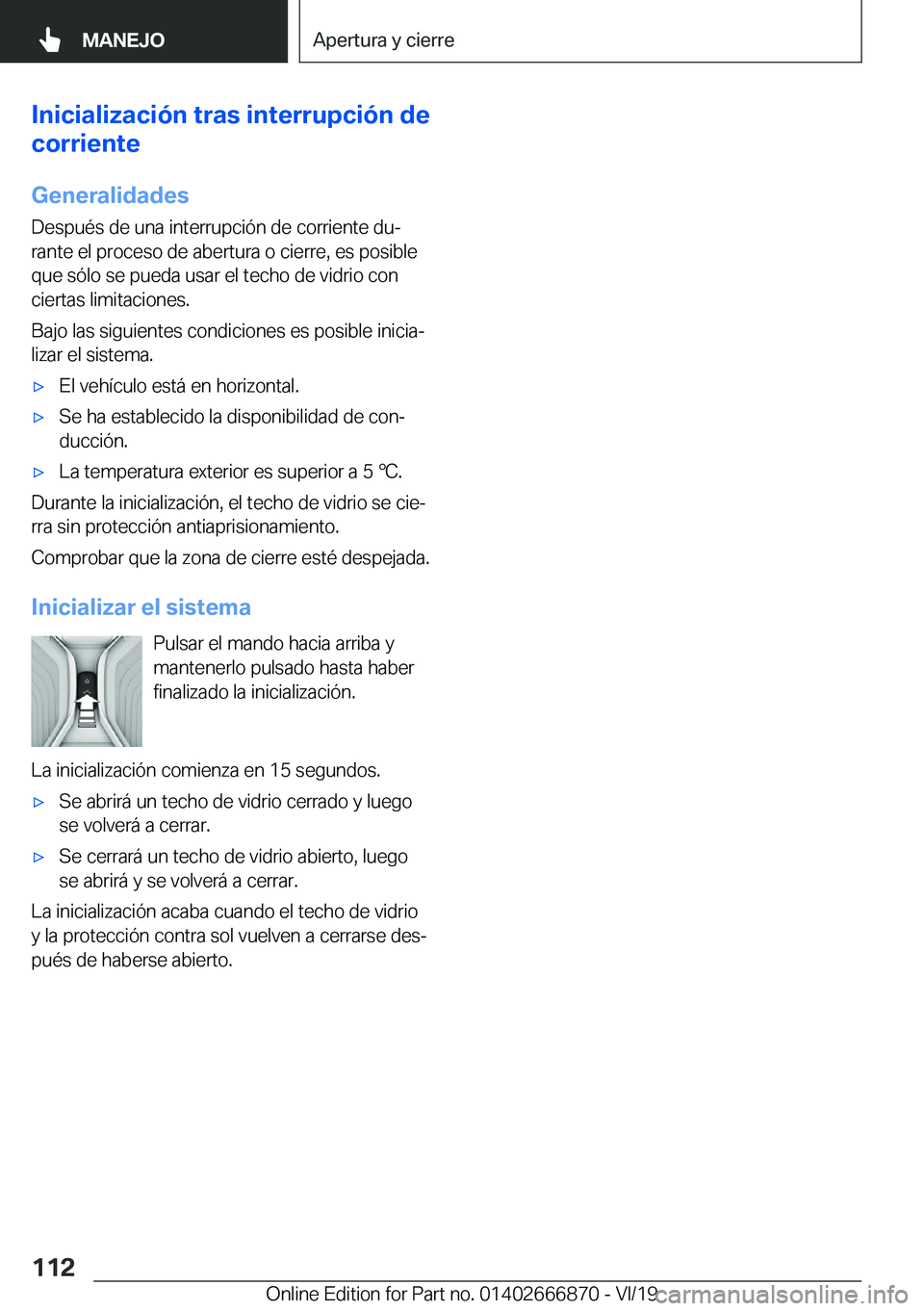 BMW X4 M 2020  Manuales de Empleo (in Spanish) �I�n�i�c�i�a�l�i�z�a�c�i�