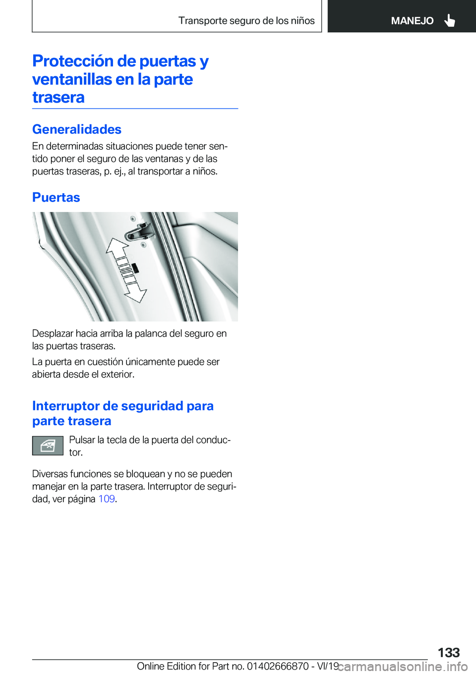 BMW X4 M 2020  Manuales de Empleo (in Spanish) �P�r�o�t�e�c�c�i�
