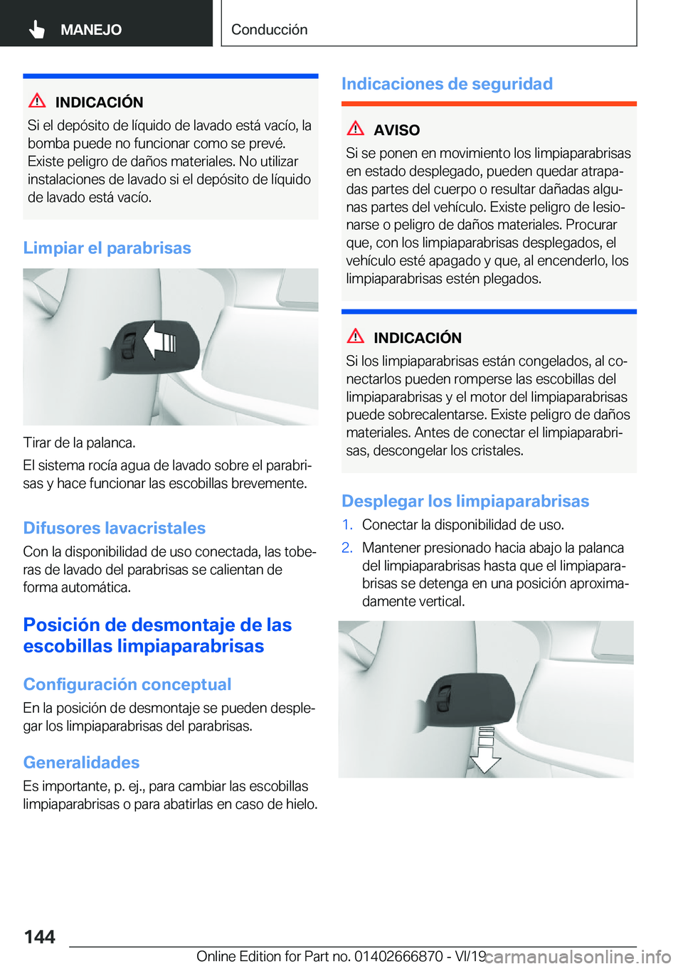 BMW X4 M 2020  Manuales de Empleo (in Spanish) �I�N�D�I�C�A�C�I�