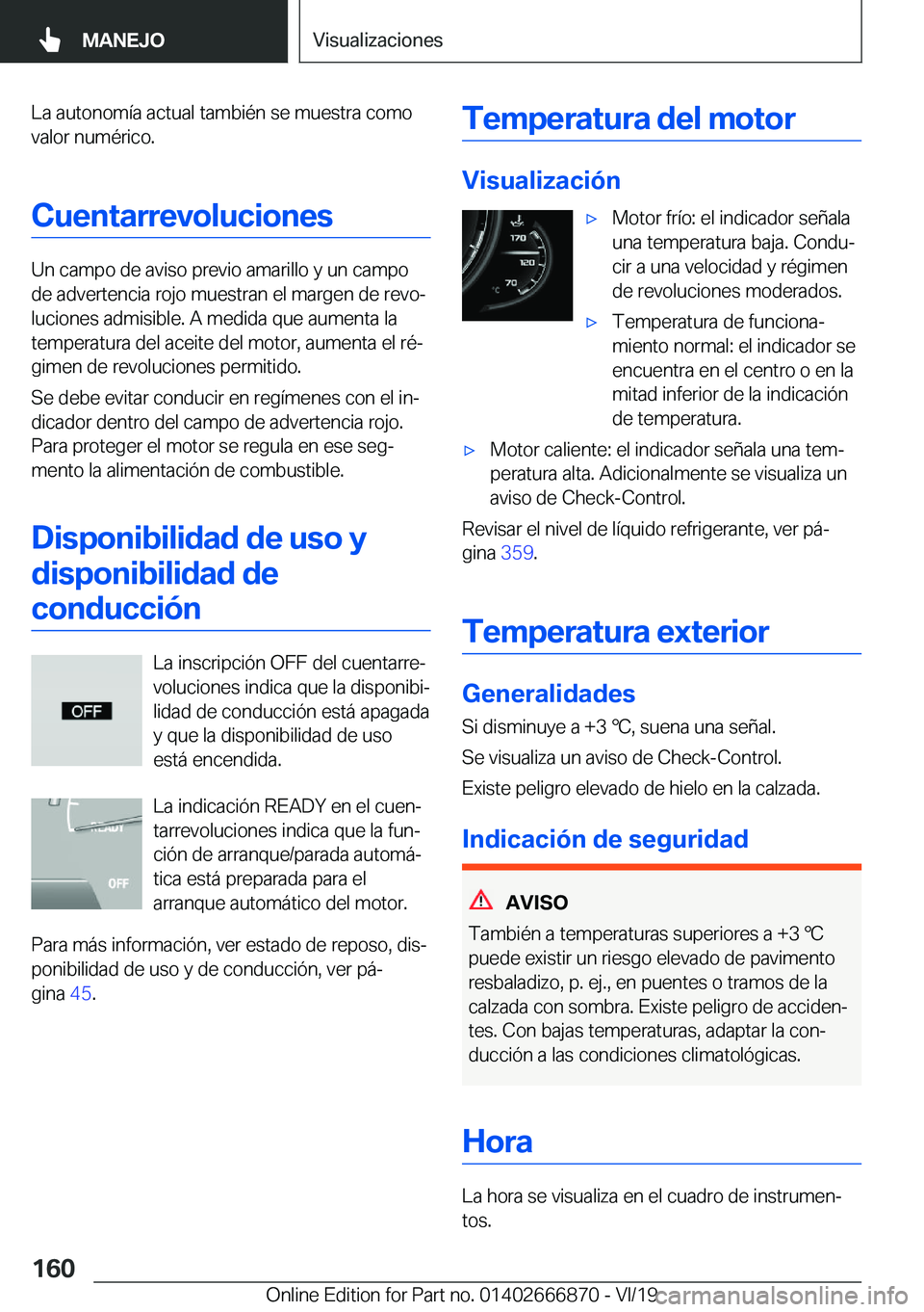 BMW X4 M 2020  Manuales de Empleo (in Spanish) �L�a��a�u�t�o�n�o�m�