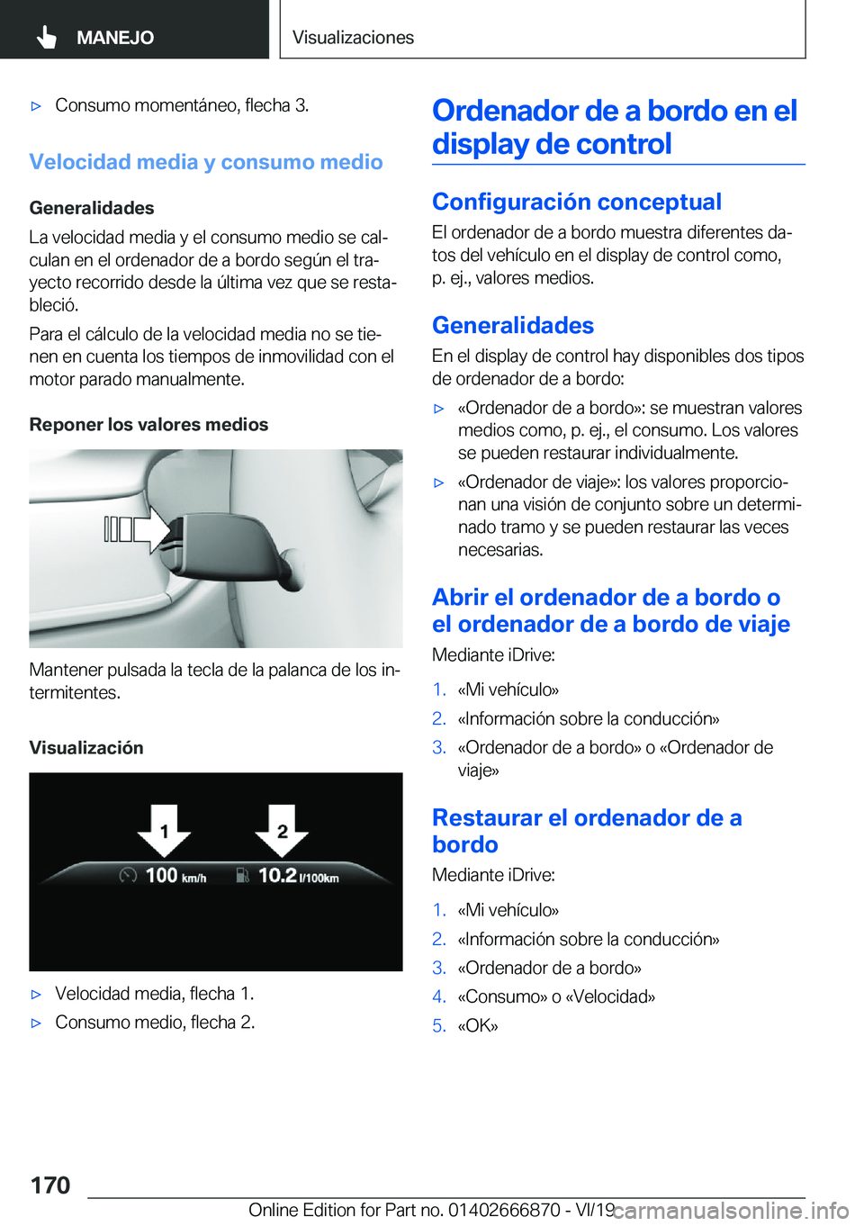 BMW X4 M 2020  Manuales de Empleo (in Spanish) x�C�o�n�s�u�m�o��m�o�m�e�n�t�