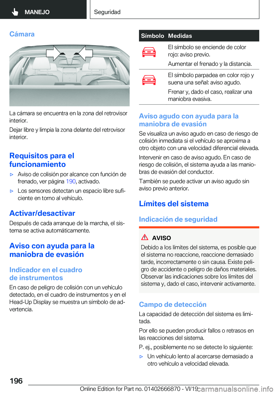 BMW X4 M 2020  Manuales de Empleo (in Spanish) �C�