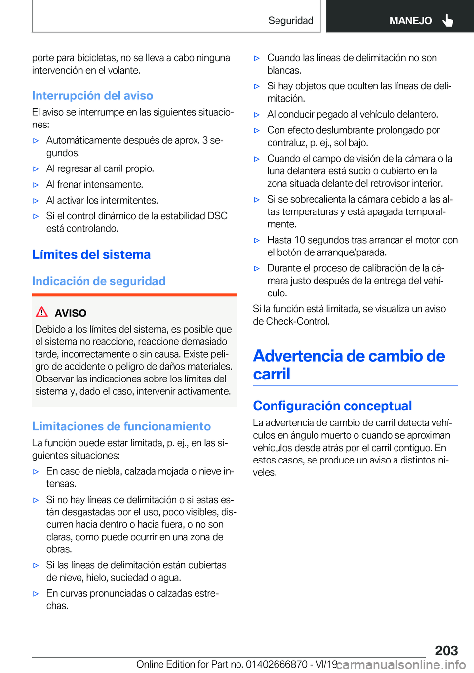 BMW X4 M 2020  Manuales de Empleo (in Spanish) �p�o�r�t�e��p�a�r�a��b�i�c�i�c�l�e�t�a�s�,��n�o��s�e��l�l�e�v�a��a��c�a�b�o��n�i�n�g�u�n�a�i�n�t�e�r�v�e�n�c�i�